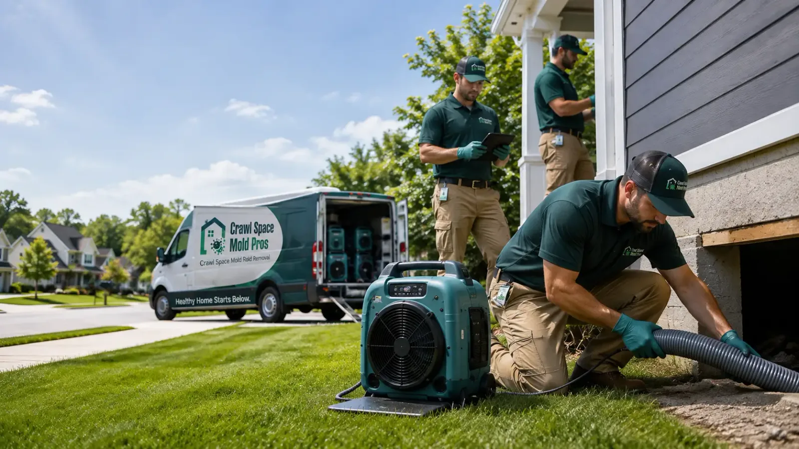 Crawl Space Mold Removal in Bayard, IA